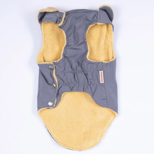 PawStar Gri Yukon Büyük Irk Kolsuz Yelek - 6