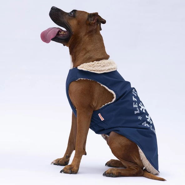 PawStar Lacivert  Yukon Büyük Irk Kolsuz Yelek - 4