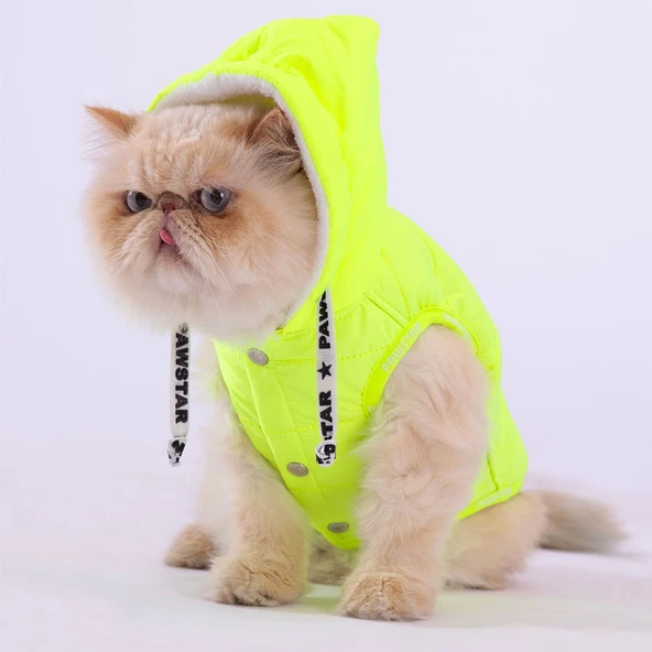 PawStar Neon Sarı Railway Küçük ve Orta Irk Yelek - 2