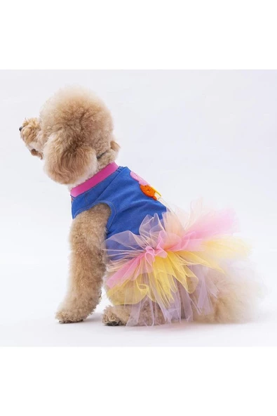 Ice Cream Kedi Köpek Elbisesi - Kedi Köpek Kıyafeti - Resim 3