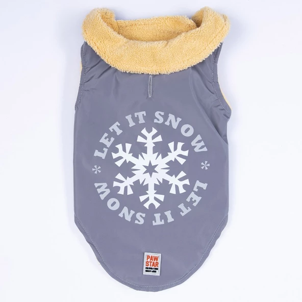 PawStar Gri Yukon Büyük Irk Kolsuz Yelek - 5