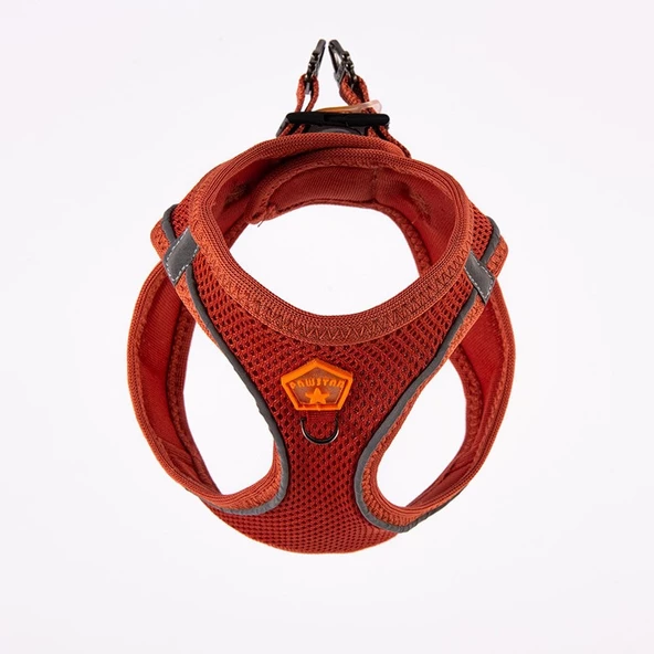 PawStar  Terracotta - Kiremit Airmesh Köpek Göğüs Tasması - Resim 2