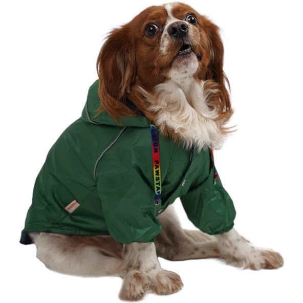 PawStar Yeşil Pluvia Küçük ve Orta Irk Yağmurluk ürün görseli