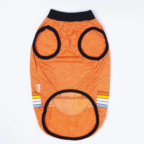 PawStar Turuncu Sunrise Büyük Irk T-Shirt - 4