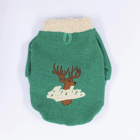 PawStar Yeşil Alaska Sweat Küçük ve Orta Irk - Resim 5