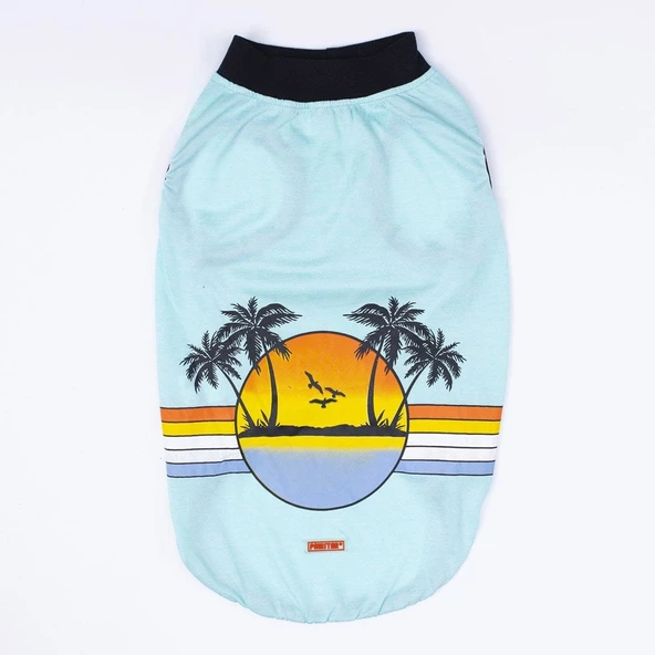 PawStar Mint Sunrise Büyük Irk T-Shirt - 4