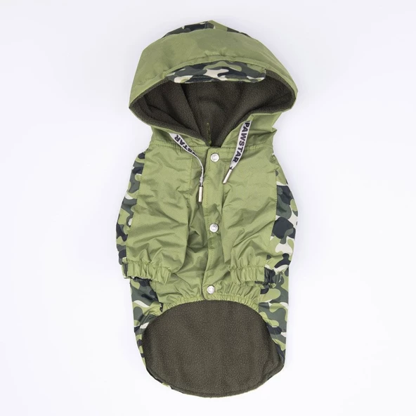 PawStar Yeşil Dijon Yağmurluk Küçük ve Orta Irk - Resim 5