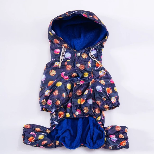 PawStar PlanetFood Büyük Irk Tulum Yağmurluk - 3