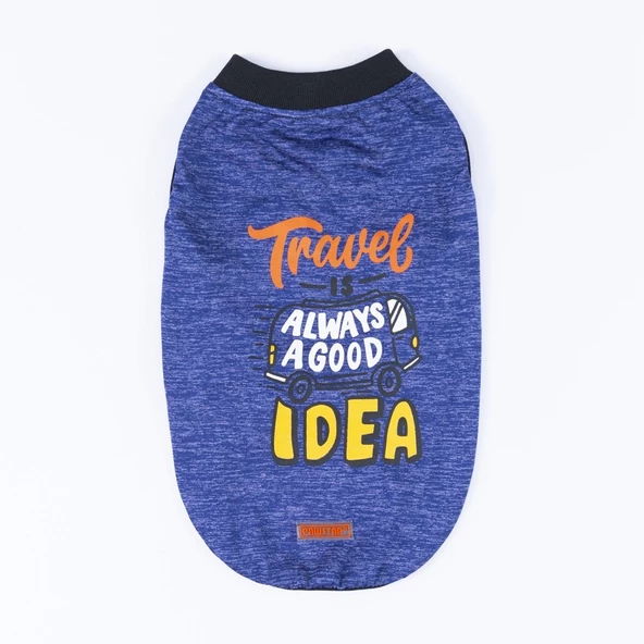 PawStar Lacivert Travel T-Shirt - Resim 4