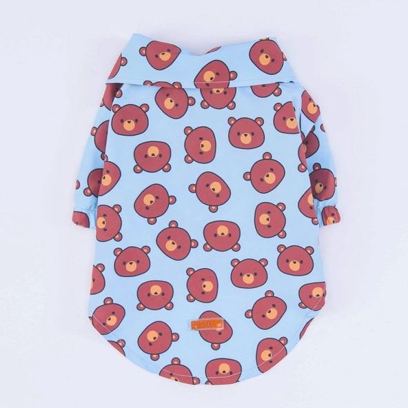 PawStar Bear Desenli Büyük Irk Gömlek - 4