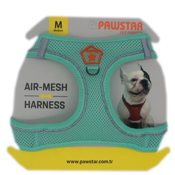 PawStar Mint Airmesh Köpek Göğüs Tasması - Resim 4