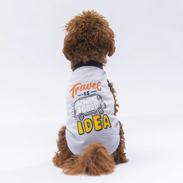 PawStar Gri Travel T-Shirt