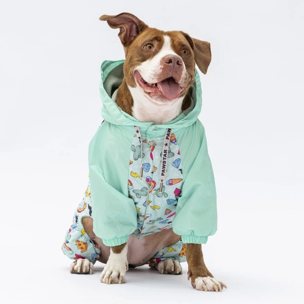 PawStar Tokyo Büyük Irk Tulum Yağmurluk - Resim 2