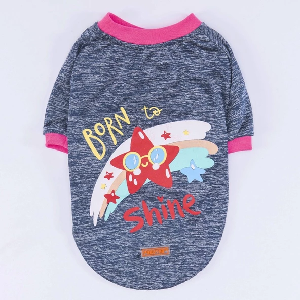 PawStar Koyu Mavi Shine Küçük Irk Sweat - Resim 4