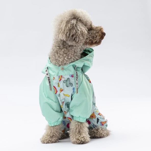 PawStar Tokyo Tulum Yağmurluk Küçük ve Orta Irk - 3