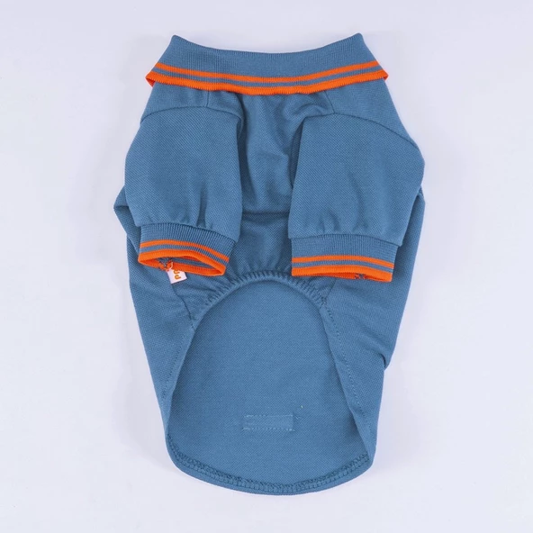 PawStar Mavi Marine Polo Yaka T-Shirt - 5