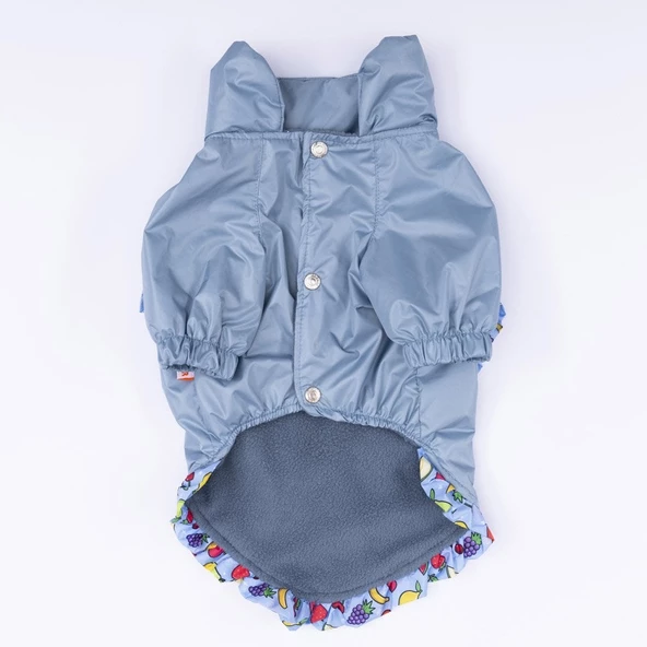 PawStar  Gri Victoria Yağmurluk Küçük ve Orta Irk - 5