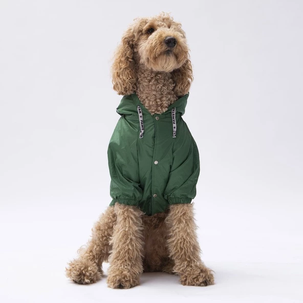 PawStar Yeşil Pluvia Büyük Irk Yağmurluk - 4