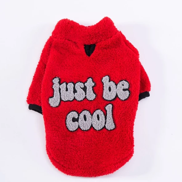 PawStar Kırmızı Just Be Cool Büyük Irk Sweat - 3