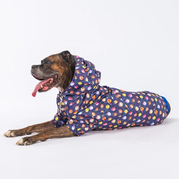 PawStar PlanetFood Büyük Irk Tulum Yağmurluk