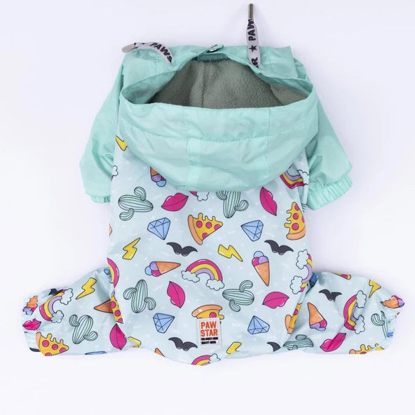PawStar Tokyo Büyük Irk Tulum Yağmurluk - Resim 5