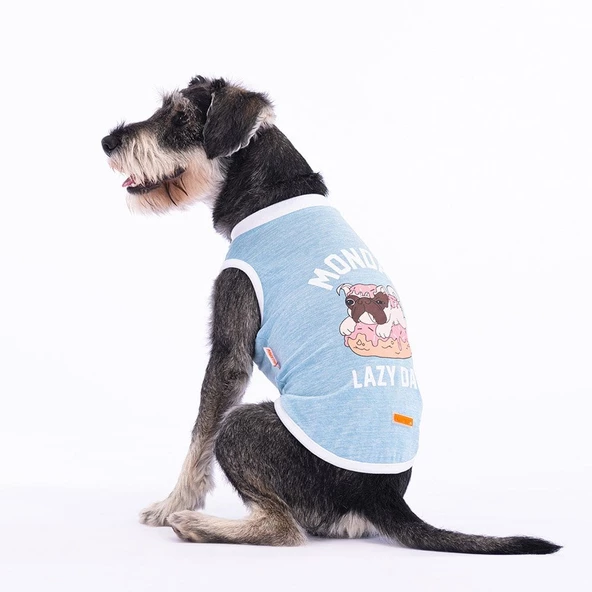 PawStar Ice Blue Lazy T-Shirt