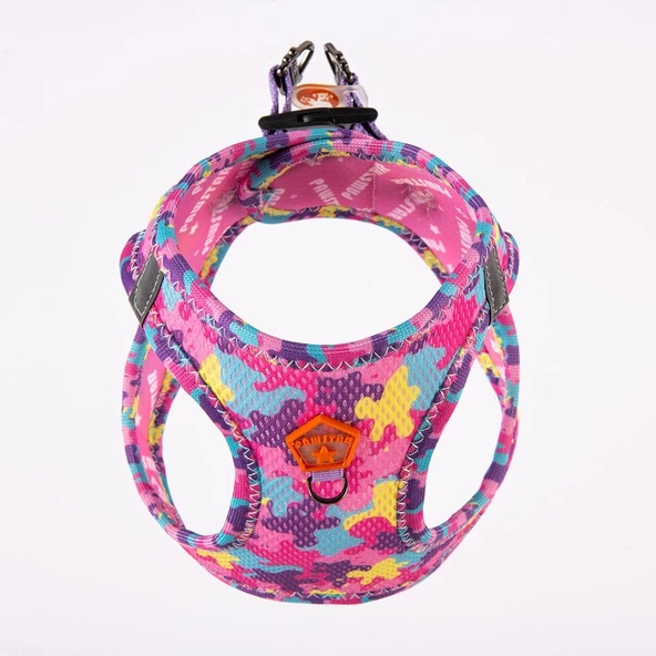 PawStar  Airmesh Rose Camouflage Göğüs Tasması - 3
