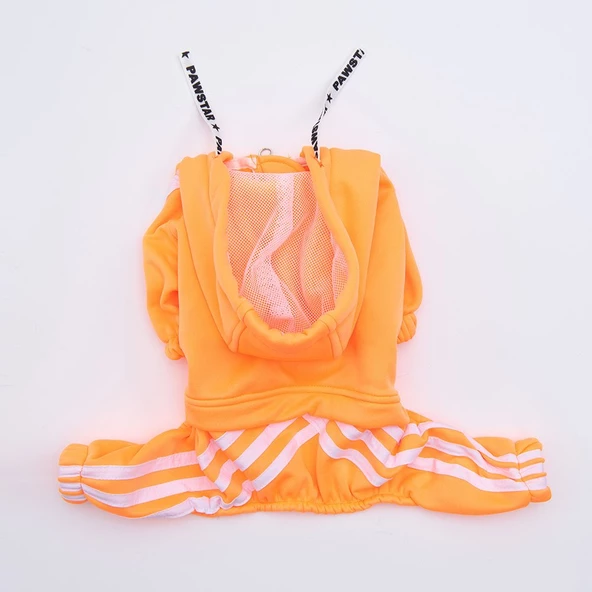 PawStar Turuncu Tuta Büyük Irk Tulum - 4