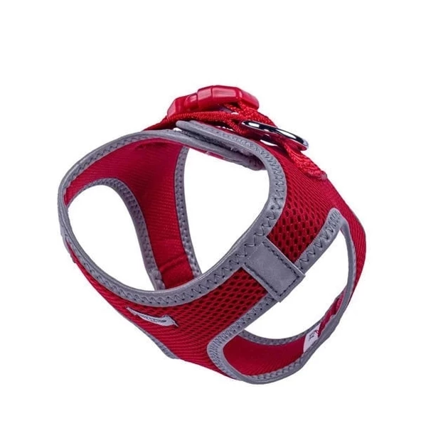 Doggie Havalı Dokuma Reflektör Küçük Irk Köpek Göğüs Tasması Xsmall Kırmızı 30-34 Cm - 4