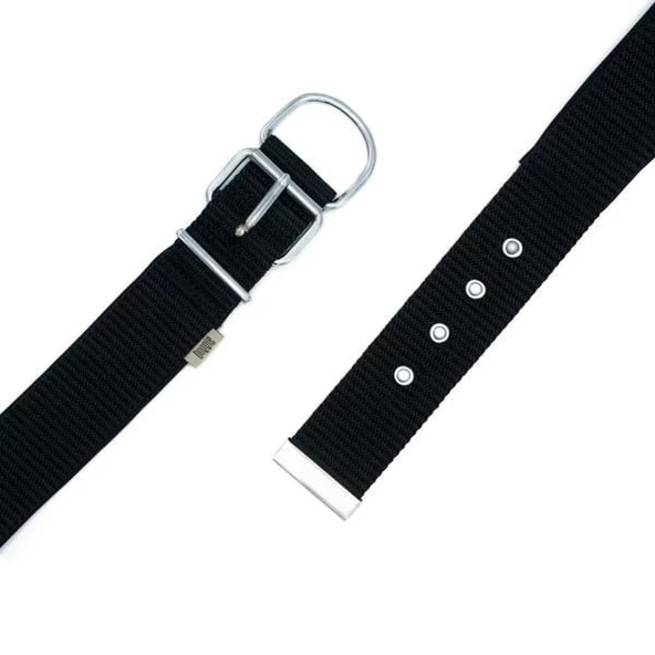 Doggie Konfor Dokuma Köpek Boyun Tasması Medium Siyah 5x65-65 Cm - 4