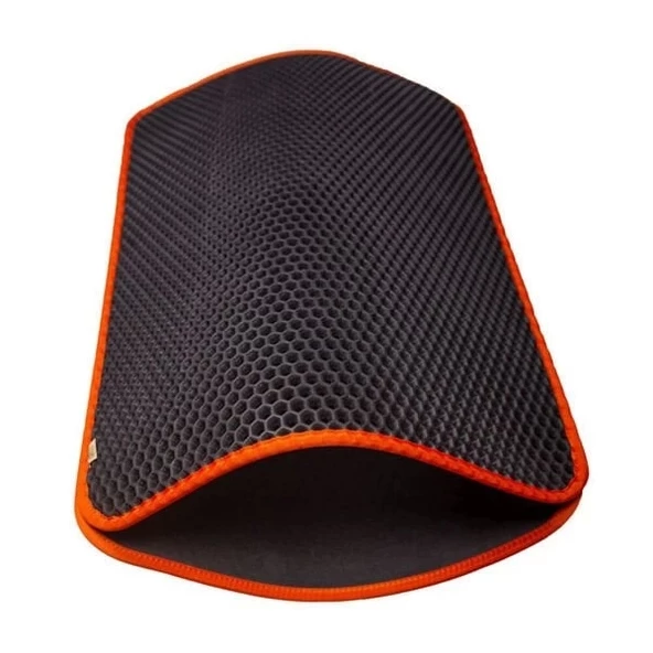 Cattie Altıgen Model Kum Toplayıcı Fonksiyonel Kedi Paspası Medium Turuncu 37x50 Cm - 3