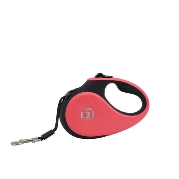 Doggie Soft Otomatik Köpek Uzatma Tasması Small Pembe 15 Kg 5 Mt - 2