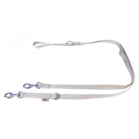 Doggie Klasik Dokuma Köpek Gezdirme Tasması Medium Haki 2x120-200 Cm - 1