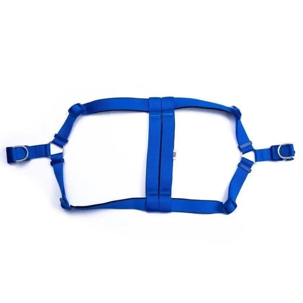 Doggie Konfor Dokuma Ronin Köpek Göğüs Tasması Xxxlarge Royal Mavi 3x75-85 Cm - 2