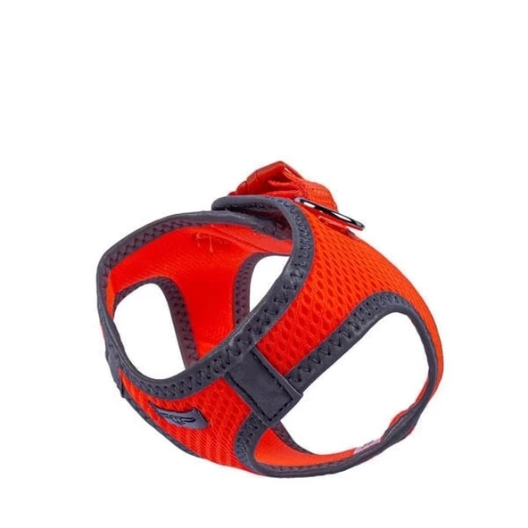Doggie Havalı Dokuma Reflektör Küçük Irk Köpek Göğüs Tasması Xxxsmall Turuncu 22-26 Cm - 4