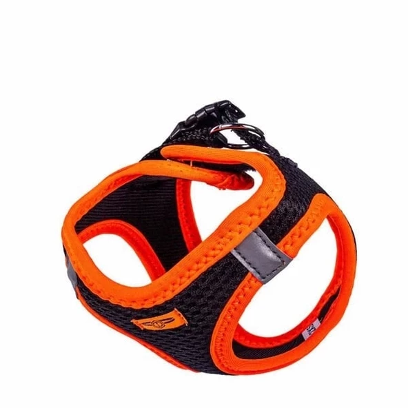 Doggie Havalı Dokuma Neon Küçük Irk Köpek Göğüs Tasması Xxsmall Turuncu 26-30 Cm - 4