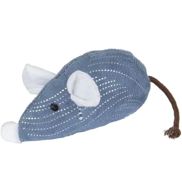 Flamingo Catnipli Peluş ve Sesli Fare Kedi Oyuncağı - 2