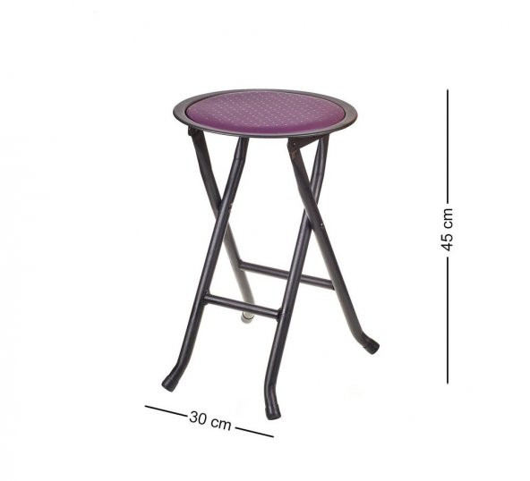 Sea Horse Katlanır Tabure Mor