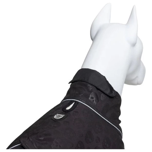 Lindo Dogs Softshell Black Skull Köpek Yağmurluğu Siyah Beden 1 - 4