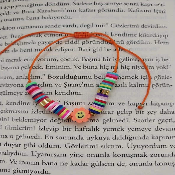 El Yapımı Fimo Papatya Bileklik - 7