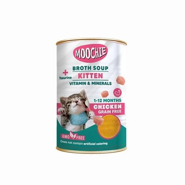 Moochie Et Suyu İçerisinde Tavuklu Çorba Yavru Kedi Ödülü 135 Ml