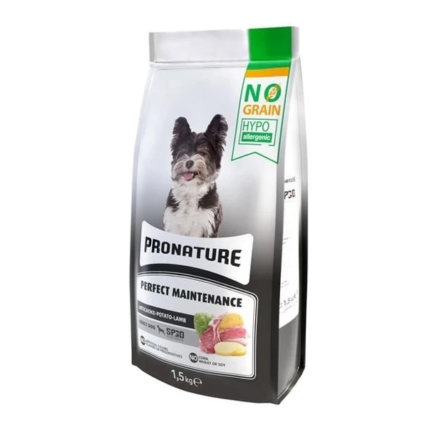 Pronature Hypo-Allergenic Tahılsız Kuzu Etli Yetişkin Köpek Maması 1.5 Kg