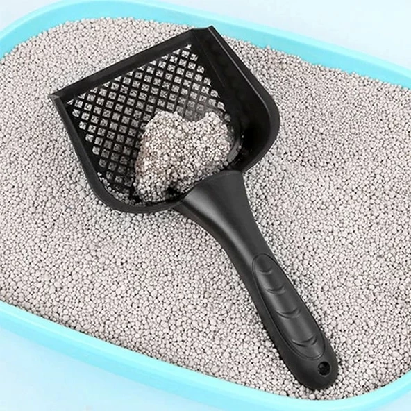 Moderna Dar Aralıklı Kedi Kumu Küreği Sarı 10x28 Cm - 5