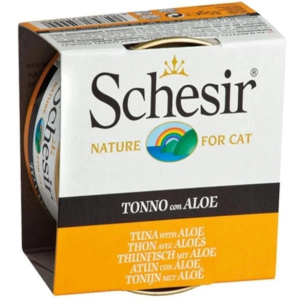 Schesir Ton Balıklı ve Aloeveralı Jöleli Konserve Kedi Maması 85 Gr