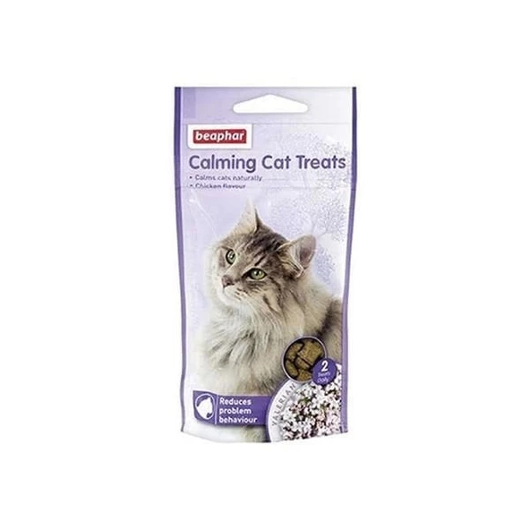 Beaphar Calming Tavuk Eti Aromalı Sakinleştirici Kedi Ödül Maması 35 Gr