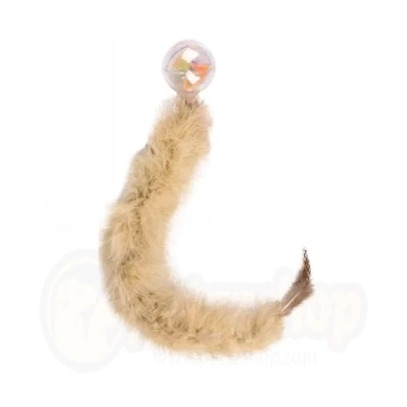 Flamingo Kitty Tüylü Top Kedi Oyuncağı - 3