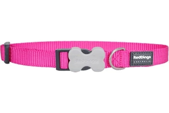 Red Dingo New Zealand Klasik Köpek Boyun Tasması Pembe 15 Mm