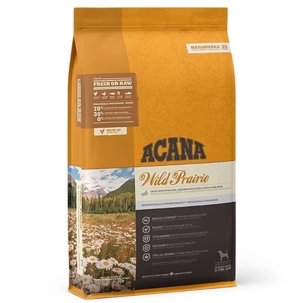 Acana Wild Prairie Tahılsız Tavuk ve Balıklı Yetişkin Köpek Maması 11.4 Kg - 1