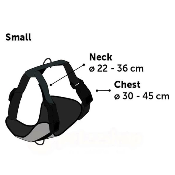 Flamingo Milou Köpek Göğüs Tasması Small Fuşya 30-45 Cm - 3