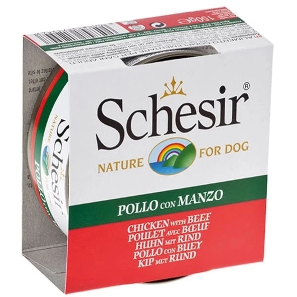 Schesir Tavuk Fileto Jöleli Konserve Köpek Maması 150 Gr